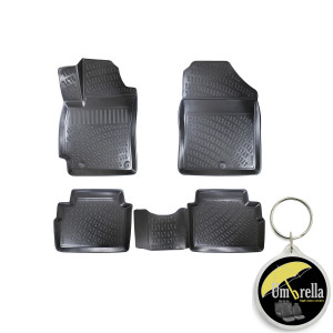 Hyundai Elantra VI 2015-2020 Set 4 covorase auto din cauciuc tip tavita premium line 3D accesorii pentru autoturismul tau - masina v241808