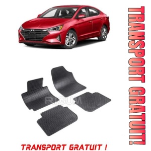 Hyundai Elantra VI, Sedan, fabricat din 03.2016 - 12.2020, set covorase auto dedicate, din cauciuc 100% Premium - Transport Gratuit