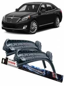 Hyundai Equus Set 2 stergatoare parbriz Bosch Bosch Aerotwin compatibile cu Hyundai Equus 2009 (60 cm / 47.5 cm) accesorii pentru autoturismul tau - masina v134124