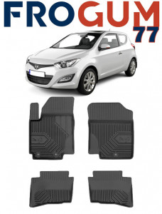 Hyundai I20 I Din 01.2009 - 11.2014, Hatchback , Set Covorase Auto Tip Tavita Premium 3D, din cauciuc accesorii pentru autoturismul tau - masina v167676