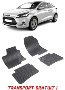 Hyundai I20 II, Hatchback, fabricat din 12.2014 - 07.2020, set covorase auto dedicate, din cauciuc 100% Premium - Transport Gratuit accesorii pentru autoturismul tau - masina v39348
