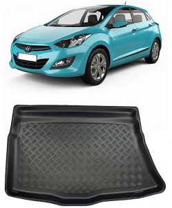 Hyundai I30 Hatchback din 02.2012 - 04.2017 (Fara Spatiu Suplimentar De Depozitare) *1 , Tavita Pentru Portbagaj Lux Premium Dedicata, accesorii pentru autoturismul tau - masina v203821