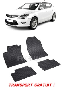 Hyundai I30 I, Hatchback, fabricat din 07.2007 - 01.2012, set covorase auto dedicate, din cauciuc 100% Premium - Transport Gratuit accesorii pentru autoturismul tau - masina v39339