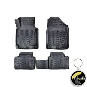Hyundai I30 II 2011-2017 Set 4 covorase auto din cauciuc tip tavita premium line 3D accesorii pentru autoturismul tau - masina v242219
