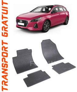 Hyundai I30 III, Combi, fabricat din 02.2017 - Prezent, set covorase auto dedicate, din cauciuc 100% Premium accesorii pentru autoturismul tau - masina v155717