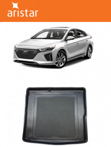 Hyundai Ioniq Elektro Hatchback din 10.2016 - 06.2022, Tavita Pentru Portbagaj Lux Premium Dedicata, Portbagaj Inferior *2 accesorii pentru autoturismul tau - masina v200934