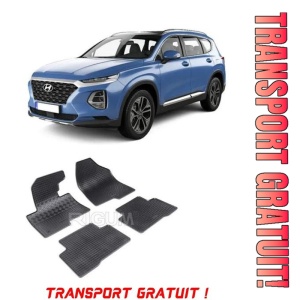 Hyundai Santa Fe I, Suv, fabricat din 2010 - 2012, set covorase auto dedicate, din cauciuc 100% Premium - Transport Gratuit