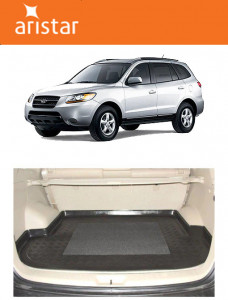 Hyundai Santa Fe II Suv din 04.2006 - 08.2012, Tavita Pentru Portbagaj Lux Premium Dedicata, 5 Locuri *2 accesorii pentru autoturismul tau - masina v192580