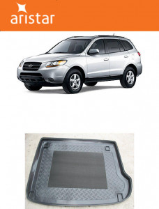 Hyundai Santa Fe II Suv din 04.2006 - 08.2012, Tavita Pentru Portbagaj Lux Premium Dedicata, 7 Locuri *1 accesorii pentru autoturismul tau - masina v192780