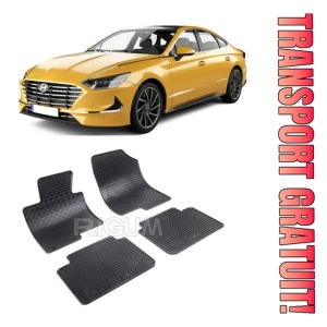 Hyundai Sonata, Sedan, fabricat din 2011 - 2014, set covorase auto dedicate, din cauciuc 100% Premium