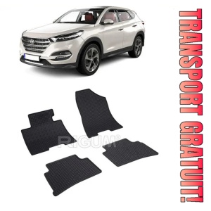 Hyundai Tucson, Suv, fabricat din 07.2015 - 09.2020, set covorase auto dedicate, din cauciuc 100% Premium