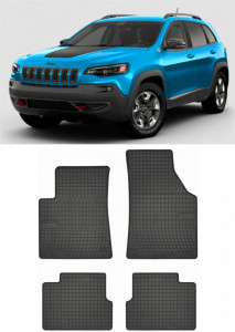 Jeep Cherokee, Suv, Din 03.2014 - Prezent , Set Covorase Auto Premium accesorii pentru autoturismul tau - masina v156617