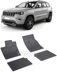Jeep Grand Cherokee IV, Suv, fabricat din 10.2010 - Prezent, set covorase auto dedicate, din cauciuc 100% Premium accesorii pentru autoturismul tau - masina v161152