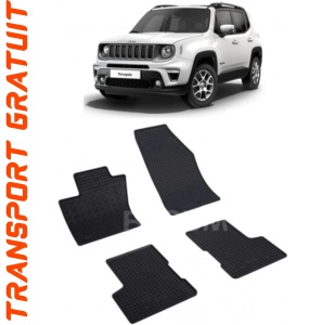 Jeep Renegade MhEV fabricat din 2021 - Prezent, Suv, set covorase auto dedicate, din cauciuc 100% Premium accesorii pentru autoturismul tau - masina v149782