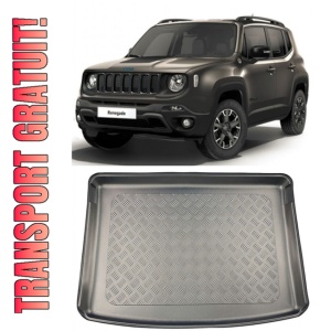 Jeep Renegade Tavita pentru portbagaj compatibila Jeep Renegade 4xe PHEV fabricatie 06.2020 - prezent, caroserie suv, portbagaj superior, podea variabila in pozitie superioara