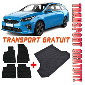 Kia Ceed Set Covorase + tavita portbagaj auto Kia Ceed III fabricatie 06.2018 - prezent, caroserie hatchback, portbagaj inferior