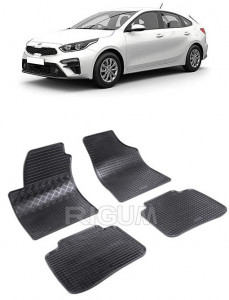 Kia Cerato I, Hatchback, fabricat din 2004 - 2009, set covorase auto dedicate, din cauciuc 100% Premium accesorii pentru autoturismul tau - masina v155484