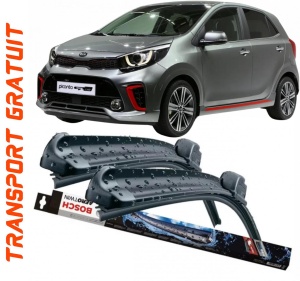 Kia Picanto II Set 2 stergatoare parbriz Bosch Aerotwin 600/475mm compatibile cu Kia PICANTO II (TA) (2011-2017) (55 cm / 40 cm) accesorii pentru autoturismul tau - masina v118482