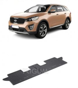 Kia Sorento III, Suv, fabricat din 02.2015 - 07.2020, Rand 3, set covorase auto dedicate, din cauciuc 100% Premium accesorii pentru autoturismul tau - masina v157138