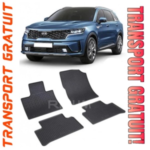 Kia Sorento IV, Suv, fabricat din 10.2020 - Prezent, set covorase auto dedicate, din cauciuc 100% Premium