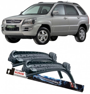 Kia Sportage II Set 2 stergatoare parbriz Bosch Aerotwin 600/475mm compatibile cu Kia SPORTAGE II (JE_, KM) (2004-2010) (60 cm / 40 cm) accesorii pentru autoturismul tau - masina v115024