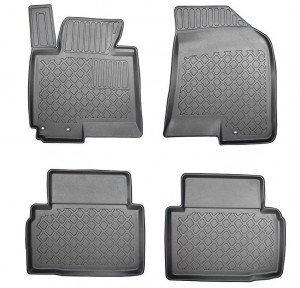 Kia Sportage III, Suv, Din 08.2010 - 12.2015 , Set Covorase Auto Tip Tavita Premium 3D, din cauciuc accesorii pentru autoturismul tau - masina v174813