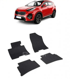 Kia Sportage IV, Suv, fabricat din 01.2016 - Prezent, set covorase auto dedicate, din cauciuc 100% Premium accesorii pentru autoturismul tau - masina v160235