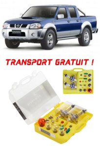 Kit trusa Set becuri H4 compatibila cu Nissan Navara din 1997 – 2015 , bec far, semnalizare , pozitie, iluminare numar, frana, plafoniera, stop frana