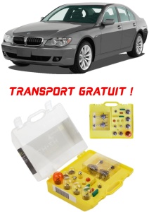 Kit trusa Set becuri H7 compatibila cu Bmw E68 din 2001 - 2008 , bec far, semnalizare , pozitie, iluminare numar, frana, plafoniera, stop frana