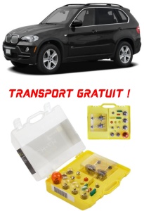 Kit trusa Set becuri H7 compatibila cu Bmw E70 din 2006 - 2013 , bec far, semnalizare , pozitie, iluminare numar, frana, plafoniera, stop frana