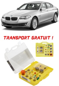 Kit trusa Set becuri H7 compatibila cu Bmw F10 din 2010 - 2017 , bec far, semnalizare , pozitie, iluminare numar, frana, plafoniera, stop frana