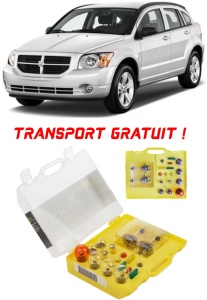 Kit trusa Set becuri H7 compatibila cu Dodge Caliber din 2007 - 2012 , bec far, semnalizare , pozitie, iluminare numar, frana, plafoniera, stop frana