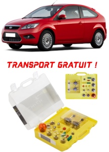 Kit trusa Set becuri H7 compatibila cu Ford Focus II din 2004 - 2011 , bec far, semnalizare , pozitie, iluminare numar, frana, plafoniera, stop frana