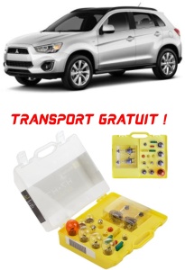 Kit trusa Set becuri H7 compatibila cu Mitsubishi Outlander din 2013 - 2022 , bec far, semnalizare , pozitie, iluminare numar, frana, plafoniera, stop frana