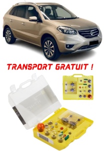 Kit trusa Set becuri H7 compatibila cu Renault Koleos din 2008 - 2015 , bec far, semnalizare , pozitie, iluminare numar, frana, plafoniera, stop frana