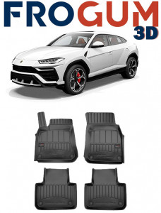 Lamborghini Urus, Suv, Din 2017 - Prezent , Set Covorase Auto Tip Tavita Premium 3D, din cauciuc accesorii pentru autoturismul tau - masina v172722