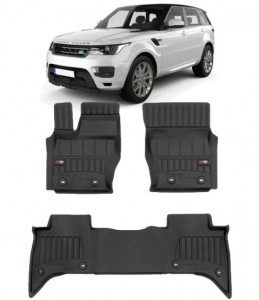 Land Rover Range Rover IV Din 01.2013 - Prezent, Suv Set Covorase Auto Tip Tavita Premium 3D, din cauciuc accesorii pentru autoturismul tau - masina v162329