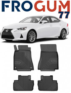 Lexus Is II Din 12.2005 - 05.2013, Sedan, Nu Corespunde Pentru 4X4 , Set Covorase Auto Tip Tavita Premium 3D, din cauciuc accesorii pentru autoturismul tau - masina v161673