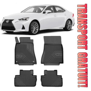 Lexus Is II Din 12.2005 - 05.2013, Sedan, Nu Corespunde Pentru 4X4 , Set Covorase Auto Tip Tavita Premium 3D, din cauciuc