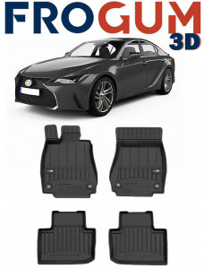 Lexus Is III, Sedan, Din 06.2013 - Prezent , Set Covorase Auto Tip Tavita Premium 3D, din cauciuc accesorii pentru autoturismul tau - masina v170022
