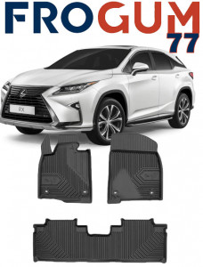 Lexus Rx Al20 Din 2009 - 10.2015, Suv, 450H , Set Covorase Auto Tip Tavita Premium 3D, din cauciuc accesorii pentru autoturismul tau - masina v161771