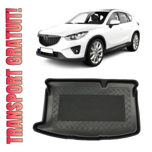 Mazda 2 II Hatchback din 09.2007 - 01.2015, Tavita Pentru Portbagaj Lux Premium Dedicata, Roata Rezerva Ingusta / Kit Reparatie *2