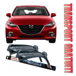 Mazda 3 Hatchback Van Set 2 stergatoare parbriz Bosch Aerotwin 600/475mm compatibile cu Mazda 3 Hatchback Van (BM) (2015-2016) (60 cm / 45 cm)