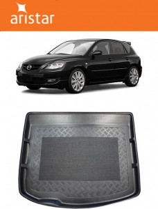 Mazda 3 II Hatchback din 05.2009 - 08.2013, Tavita Pentru Portbagaj Lux Premium Dedicata, Portbagaj Inferior *2 accesorii pentru autoturismul tau - masina v190675