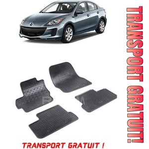 Mazda 3 III, Hatchback, fabricat din 09.2013 - 02.2019, set covorase auto dedicate, din cauciuc 100% Premium - Transport Gratuit