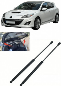 Mazda 3 Set 2 amortizoare pentru portbagaj / haion Krosno compatibil cu Mazda 3 Hatchback fabricat intre 2008-2014 accesorii pentru autoturismul tau - masina v89697