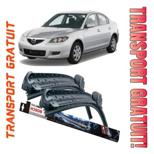 Mazda 3 Set 2 stergatoare parbriz Bosch Bosch Aerotwin 60 cm/47.5 cm compatibile cu Mazda 3 Saloon (Bl) din 2008-2014 (60 cm / 47.5 cm)
