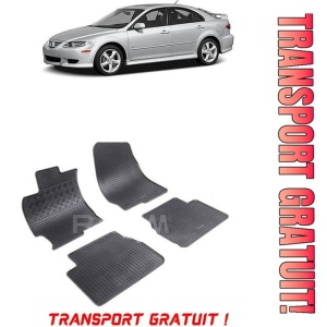 Mazda 6 I, Combi, fabricat din 02.2002 - 2008, set covorase auto dedicate, din cauciuc 100% Premium - Transport Gratuit