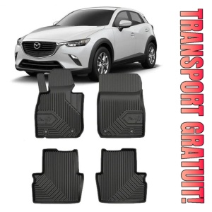 Mazda CX-3 Din 06.2015 - Prezent, Suv , Set Covorase Auto Tip Tavita Premium 3D, din cauciuc