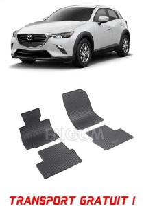 Mazda CX-30, Suv, fabricat din 08.2019 - Prezent, set covorase auto dedicate, din cauciuc 100% Premium - Transport Gratuit accesorii pentru autoturismul tau - masina v38978